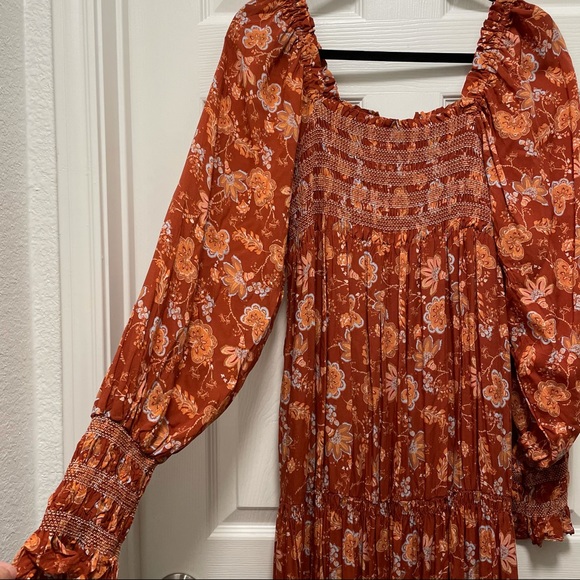 🔥NWT Free People Sweet Escape Long Sleeve Maxi - Picture 13 of 16